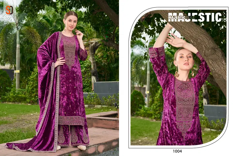 Begum By Shraddha Designer Velvet Salwar Suits Wholesale Shop In Surat
